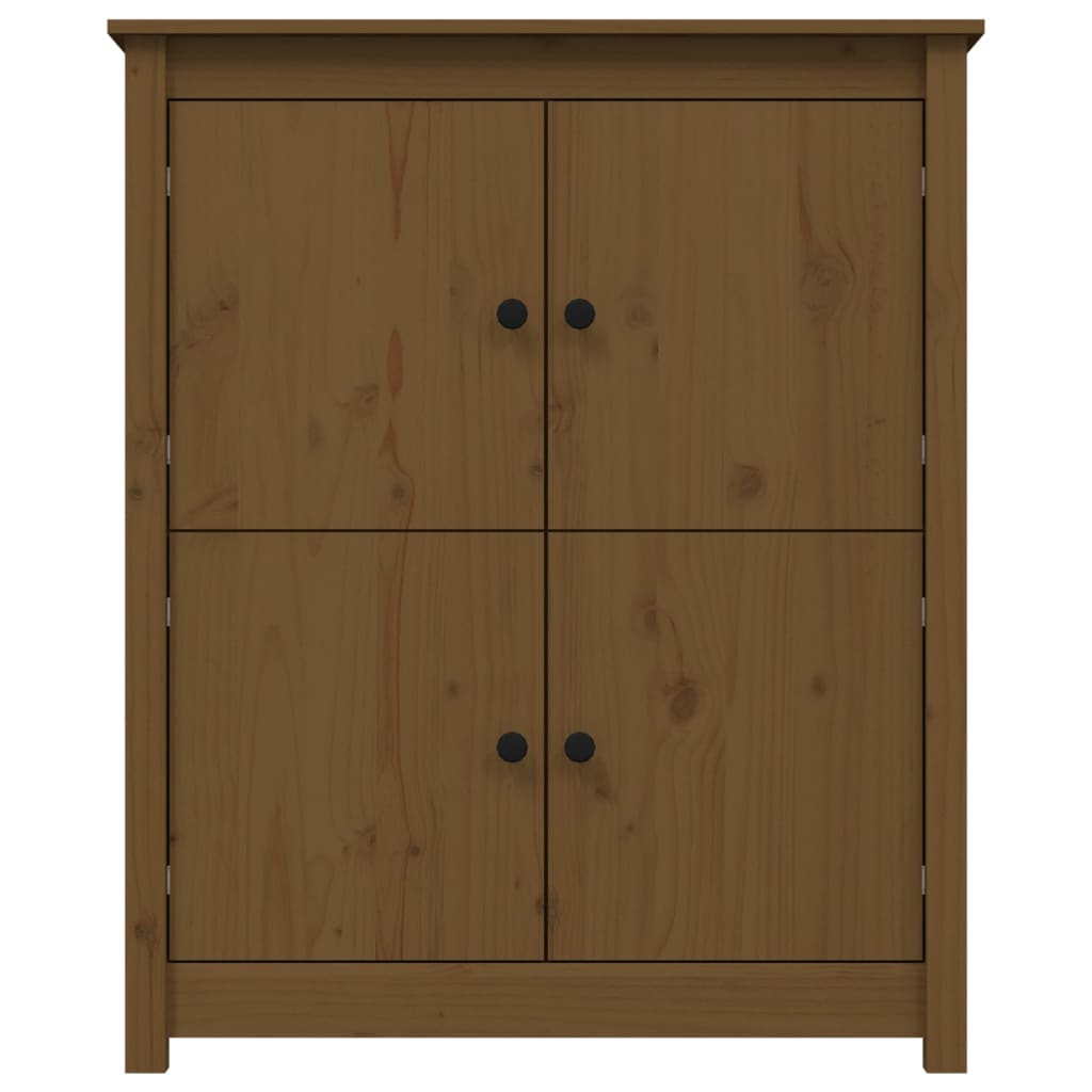 Dressoir 83x41,5x100 cm massief grenenhout honingbruin - AllerleiShop