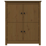 Dressoir 83x41,5x100 cm massief grenenhout honingbruin - AllerleiShop