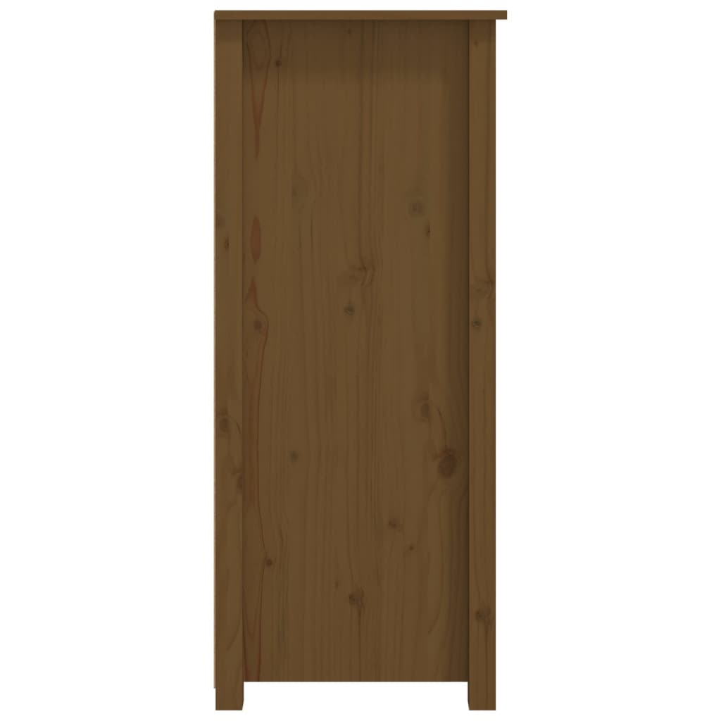 Dressoir 83x41,5x100 cm massief grenenhout honingbruin - AllerleiShop