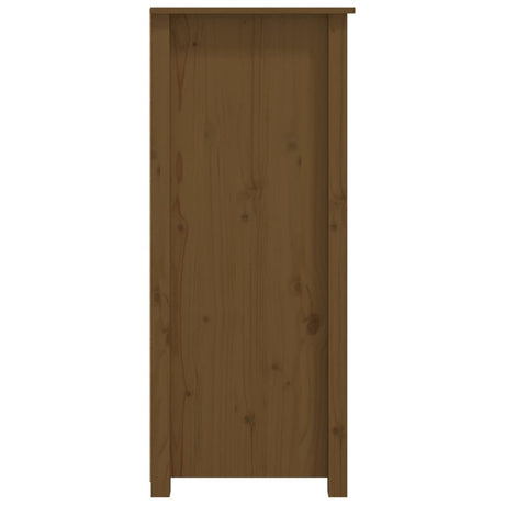 Dressoir 83x41,5x100 cm massief grenenhout honingbruin - AllerleiShop