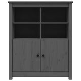 Dressoir 83x41,5x100 cm massief grenenhout grijs - AllerleiShop