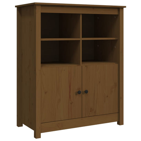 Dressoir 83x41,5x100 cm massief grenenhout honingbruin - AllerleiShop