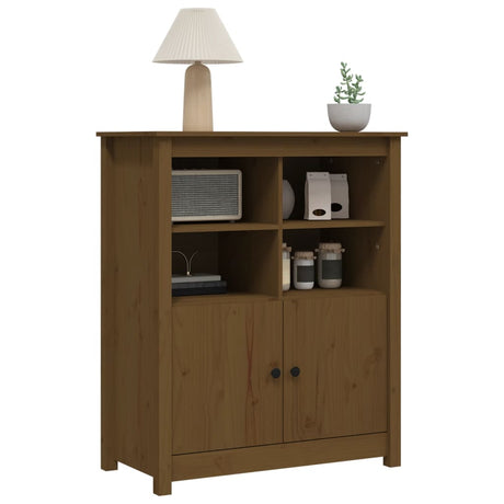 Dressoir 83x41,5x100 cm massief grenenhout honingbruin - AllerleiShop