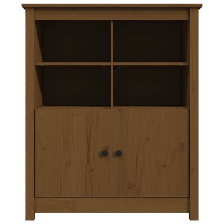 Dressoir 83x41,5x100 cm massief grenenhout honingbruin - AllerleiShop