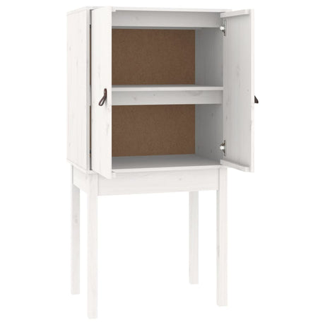 Hoge kast 60x40x120 cm massief grenenhout wit - AllerleiShop