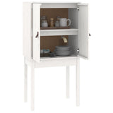 Hoge kast 60x40x120 cm massief grenenhout wit - AllerleiShop