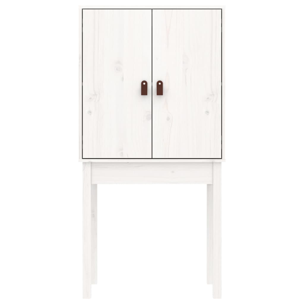 Hoge kast 60x40x120 cm massief grenenhout wit - AllerleiShop