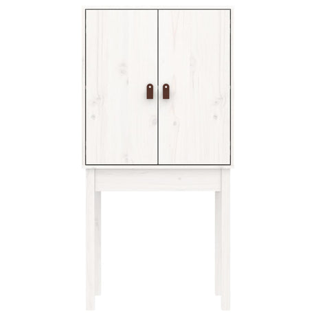 Hoge kast 60x40x120 cm massief grenenhout wit - AllerleiShop