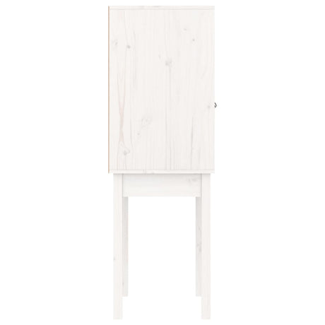 Hoge kast 60x40x120 cm massief grenenhout wit - AllerleiShop