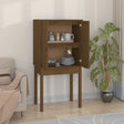 Hoge kast 60x40x120 cm massief grenenhout honingbruin - AllerleiShop