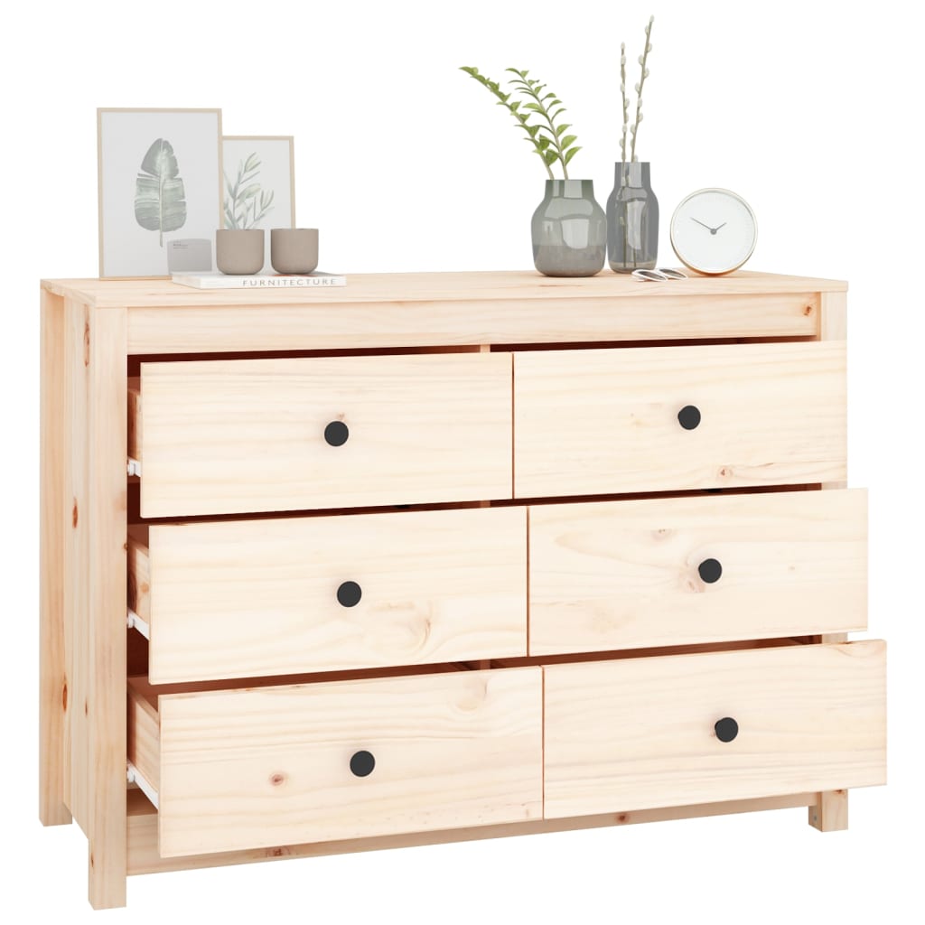 Dressoir 100x40x72 cm massief grenenhout - AllerleiShop