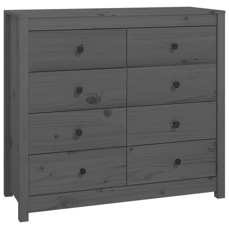 Dressoir 100x40x90 cm massief grenenhout grijs - AllerleiShop