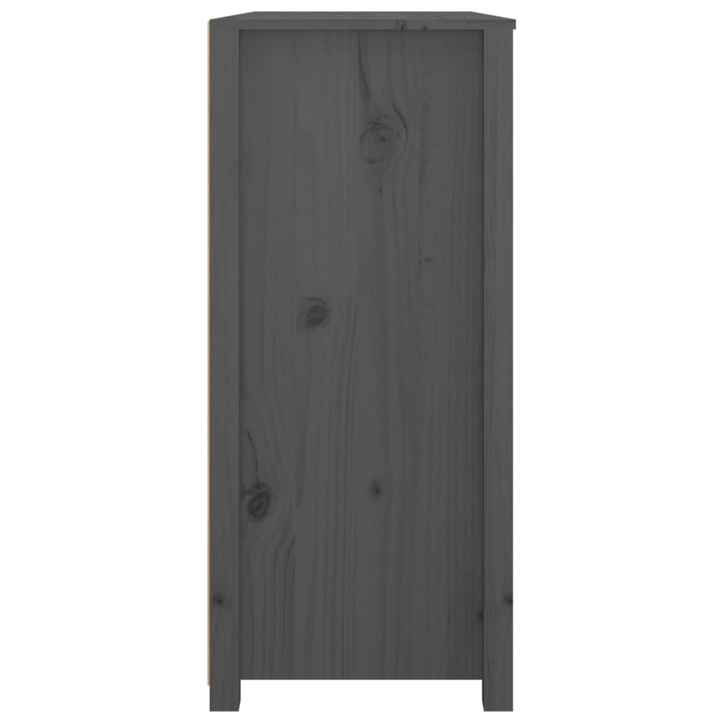 Dressoir 100x40x90 cm massief grenenhout grijs - AllerleiShop