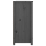 Dressoir 100x40x90 cm massief grenenhout grijs - AllerleiShop