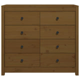 Dressoir 100x40x90 cm massief grenenhout honingbruin - AllerleiShop