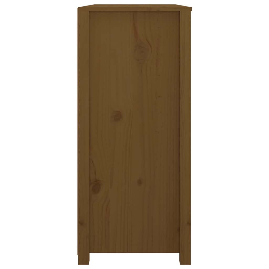 Dressoir 100x40x90 cm massief grenenhout honingbruin - AllerleiShop