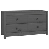 Dressoir 100x40x54 cm massief grenenhout grijs - AllerleiShop