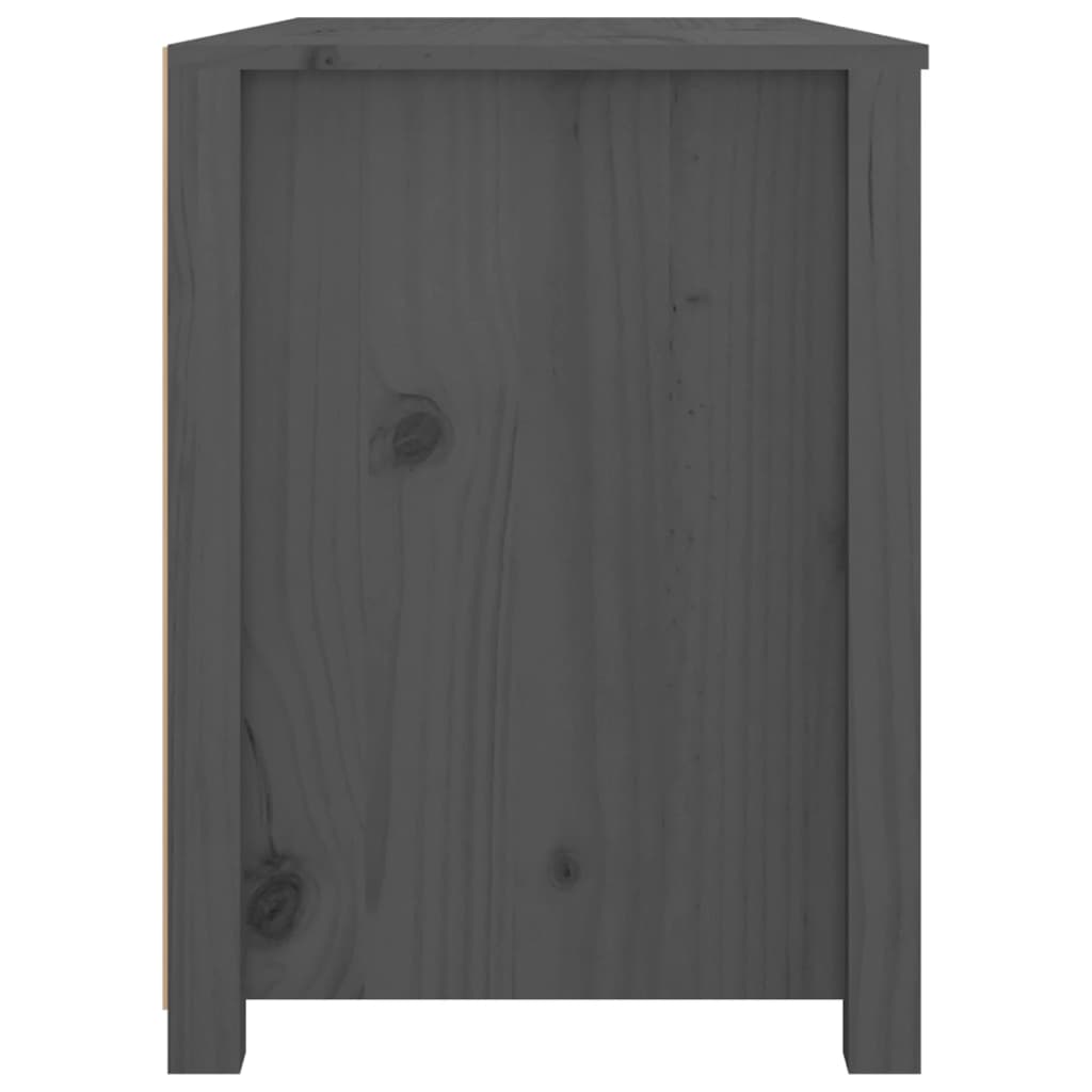 Dressoir 100x40x54 cm massief grenenhout grijs - AllerleiShop