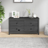 Dressoir 100x40x54 cm massief grenenhout grijs - AllerleiShop