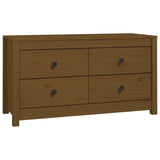 Dressoir 100x40x54 cm massief grenenhout honingbruin - AllerleiShop