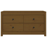 Dressoir 100x40x54 cm massief grenenhout honingbruin - AllerleiShop