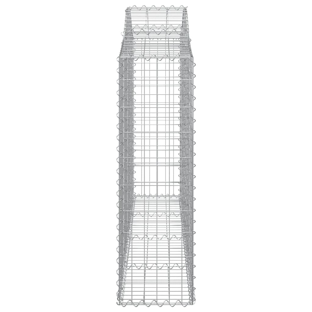 Schanskorven 2 st gewelfd 200x30x100/120 cm ijzer