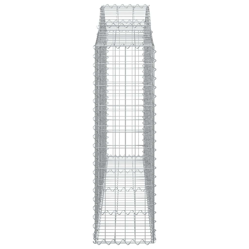 Schanskorven 4 st gewelfd 200x30x100/120 cm ijzer