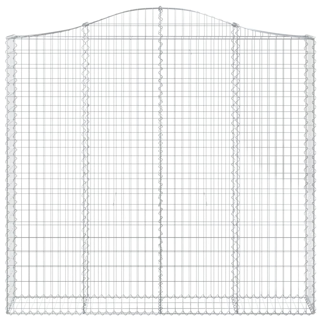 Schanskorven 4 st gewelfd 200x30x180/200 cm ijzer