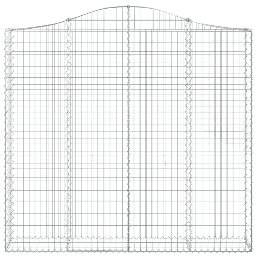 Schanskorven 5 st gewelfd 200x30x180/200 cm ijzer