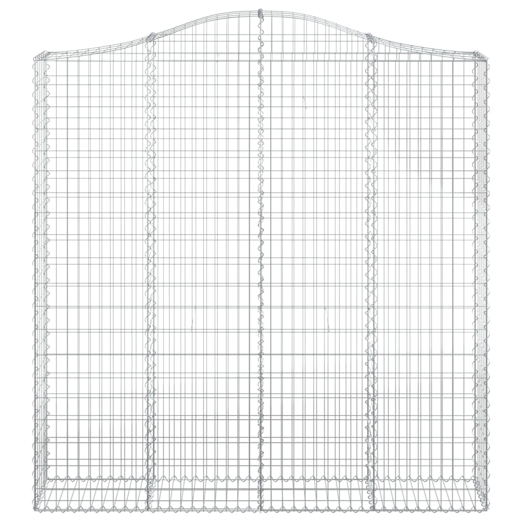 Schanskorven 2 st gewelfd 200x30x200/220 cm ijzer