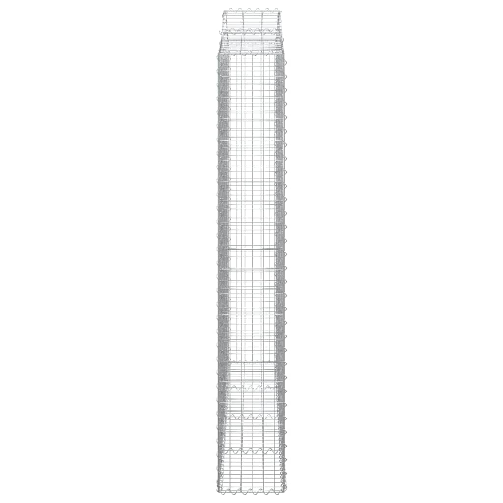 Schanskorven 12 st gewelfd 200x30x200/220 cm ijzer