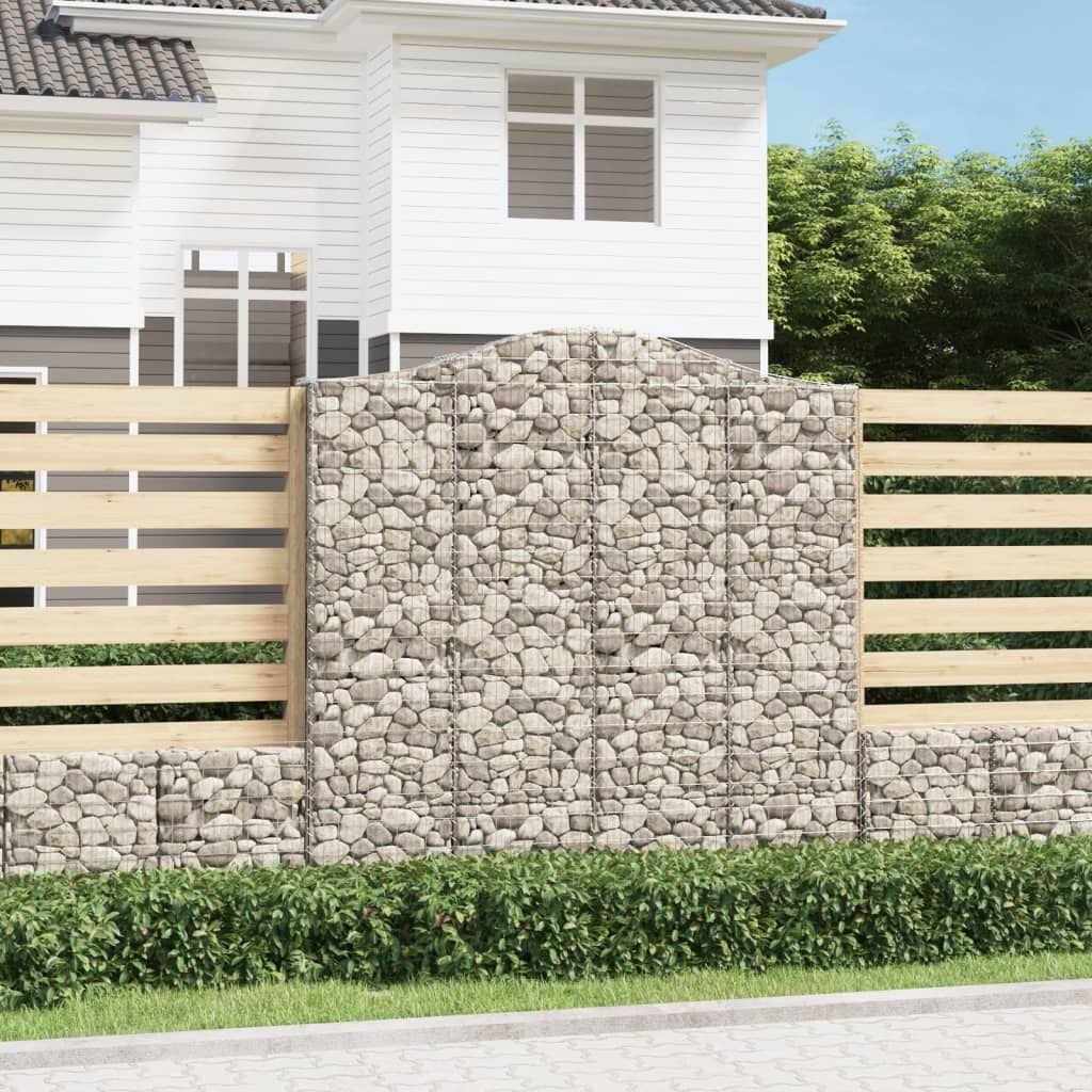 Schanskorven 12 st gewelfd 200x30x200/220 cm ijzer