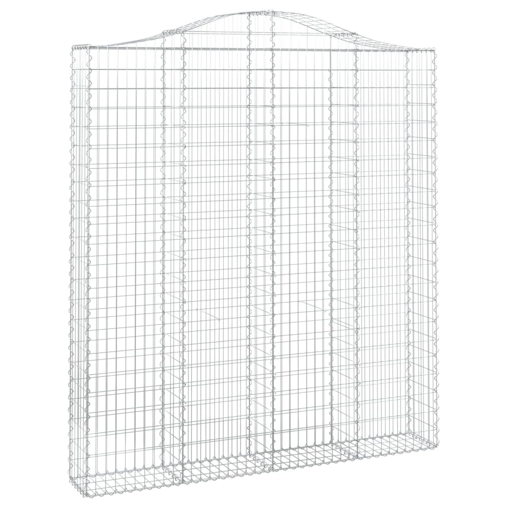 Schanskorven 15 st gewelfd 200x30x220/240 cm ijzer