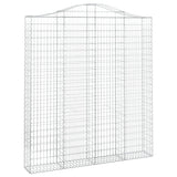 Schanskorven 15 st gewelfd 200x30x220/240 cm ijzer