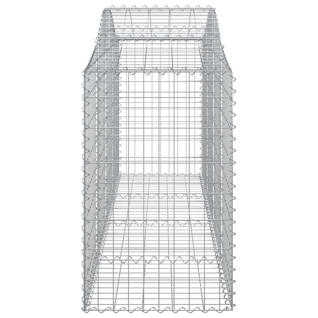 Schanskorven 11 st gewelfd 200x50x80/100 cm ijzer