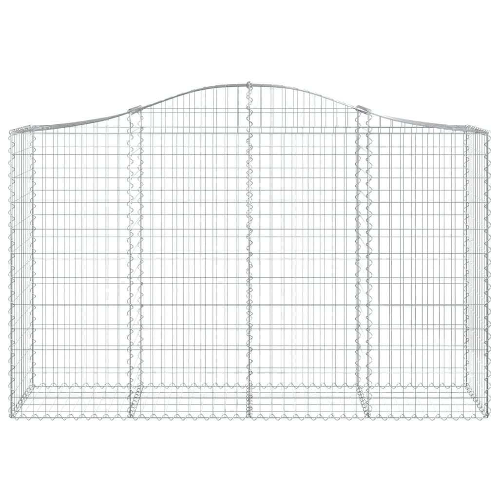 Schanskorven 3 st gewelfd 200x50x120/140 cm ijzer