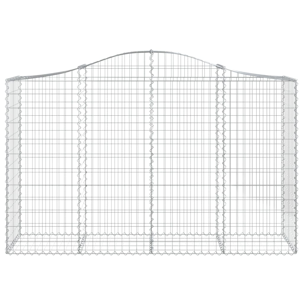 Schanskorven 5 st gewelfd 200x50x120/140 cm ijzer