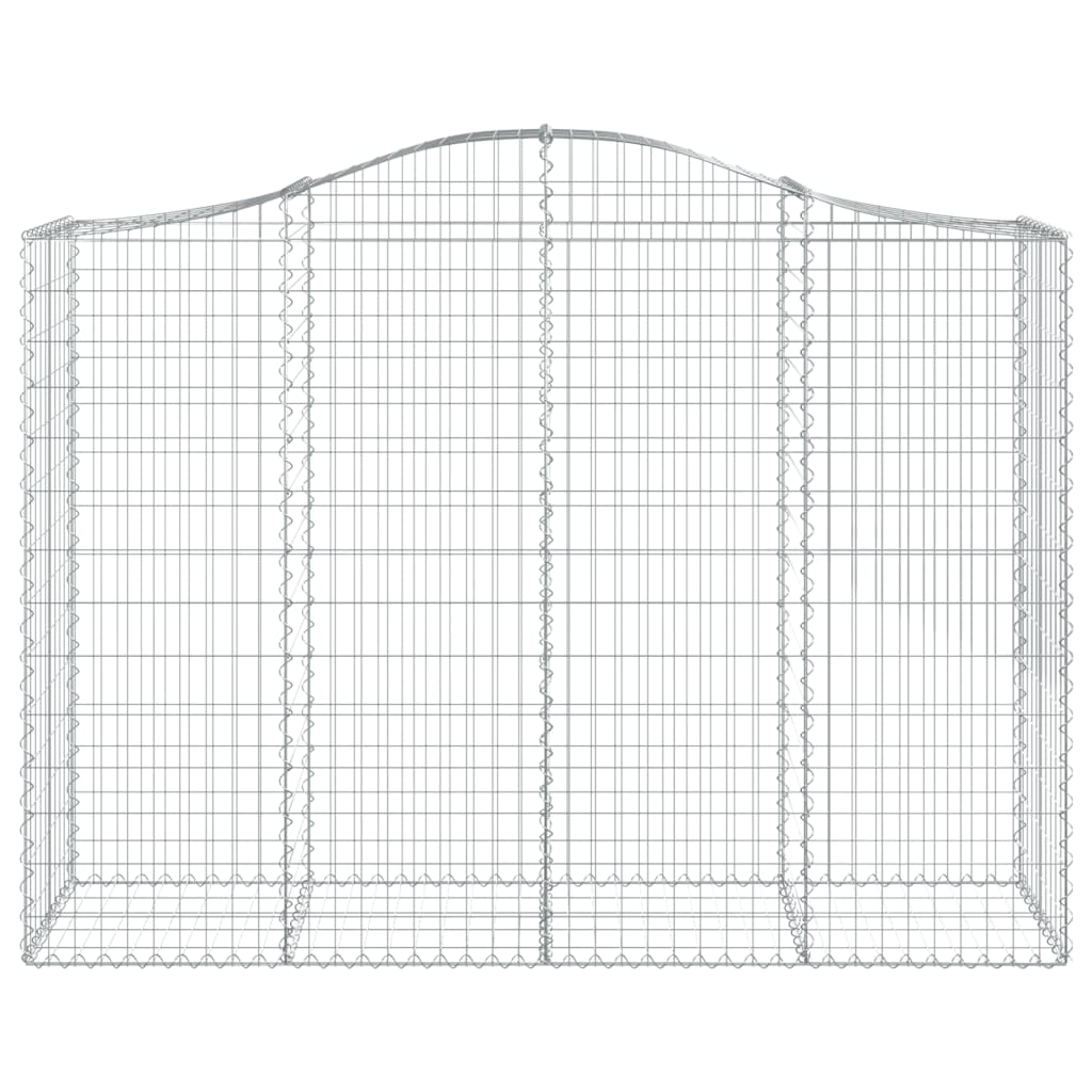 Schanskorven 10 st gewelfd 200x50x140/160 cm ijzer