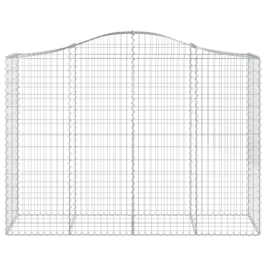 Schanskorven 14 st gewelfd 200x50x140/160 cm ijzer