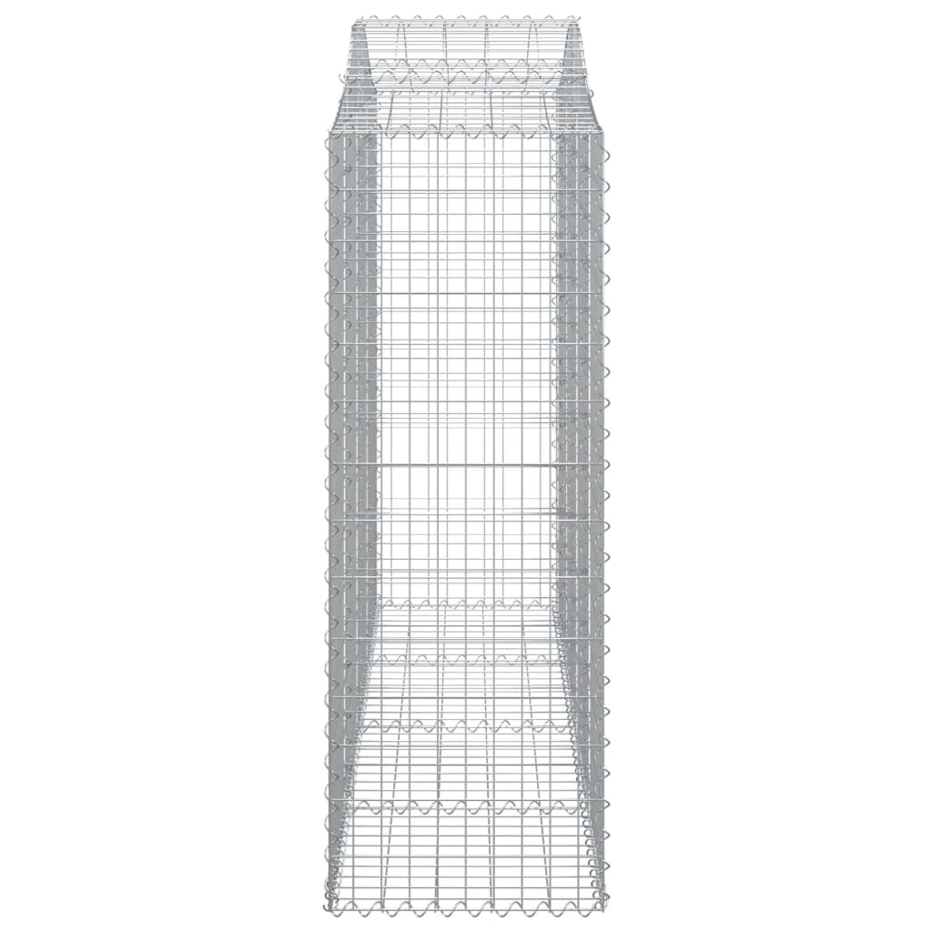 Schanskorven 14 st gewelfd 200x50x140/160 cm ijzer