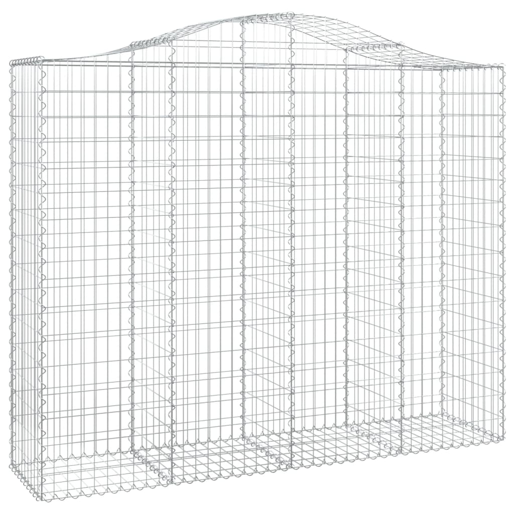 Schanskorven 3 st gewelfd 200x50x160/180 cm ijzer