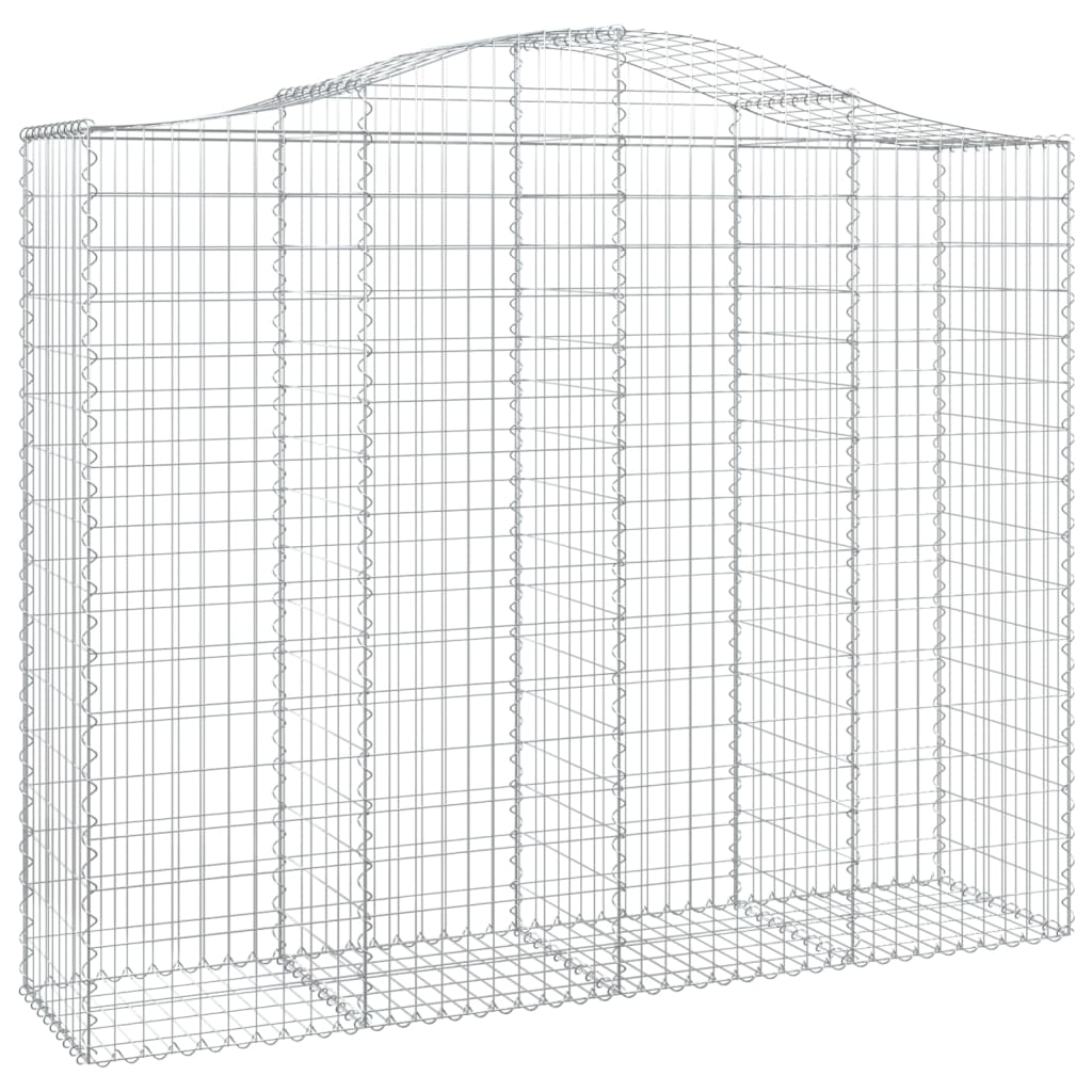 Schanskorven 5 st gewelfd 200x50x160/180 cm ijzer