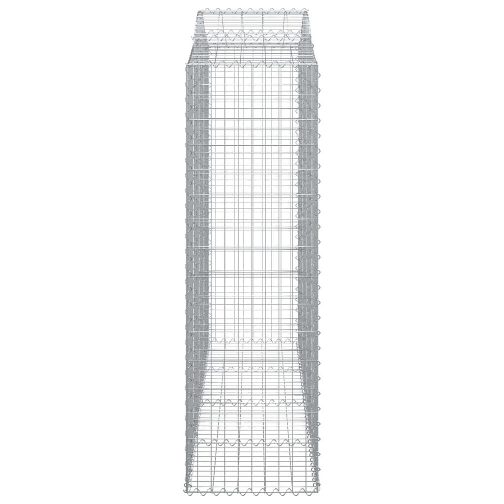 Schanskorven 5 st gewelfd 200x50x160/180 cm ijzer