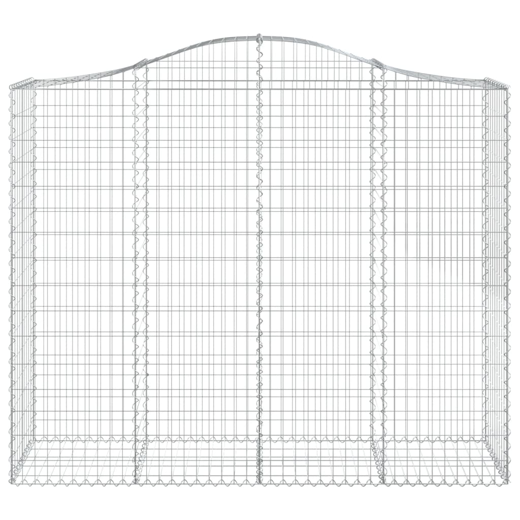 Schanskorven 13 st gewelfd 200x50x160/180 cm ijzer