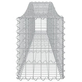 Schanskorven 3 st gewelfd 400x30x40/60 cm ijzer