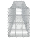 Schanskorven 5 st gewelfd 400x30x40/60 cm ijzer