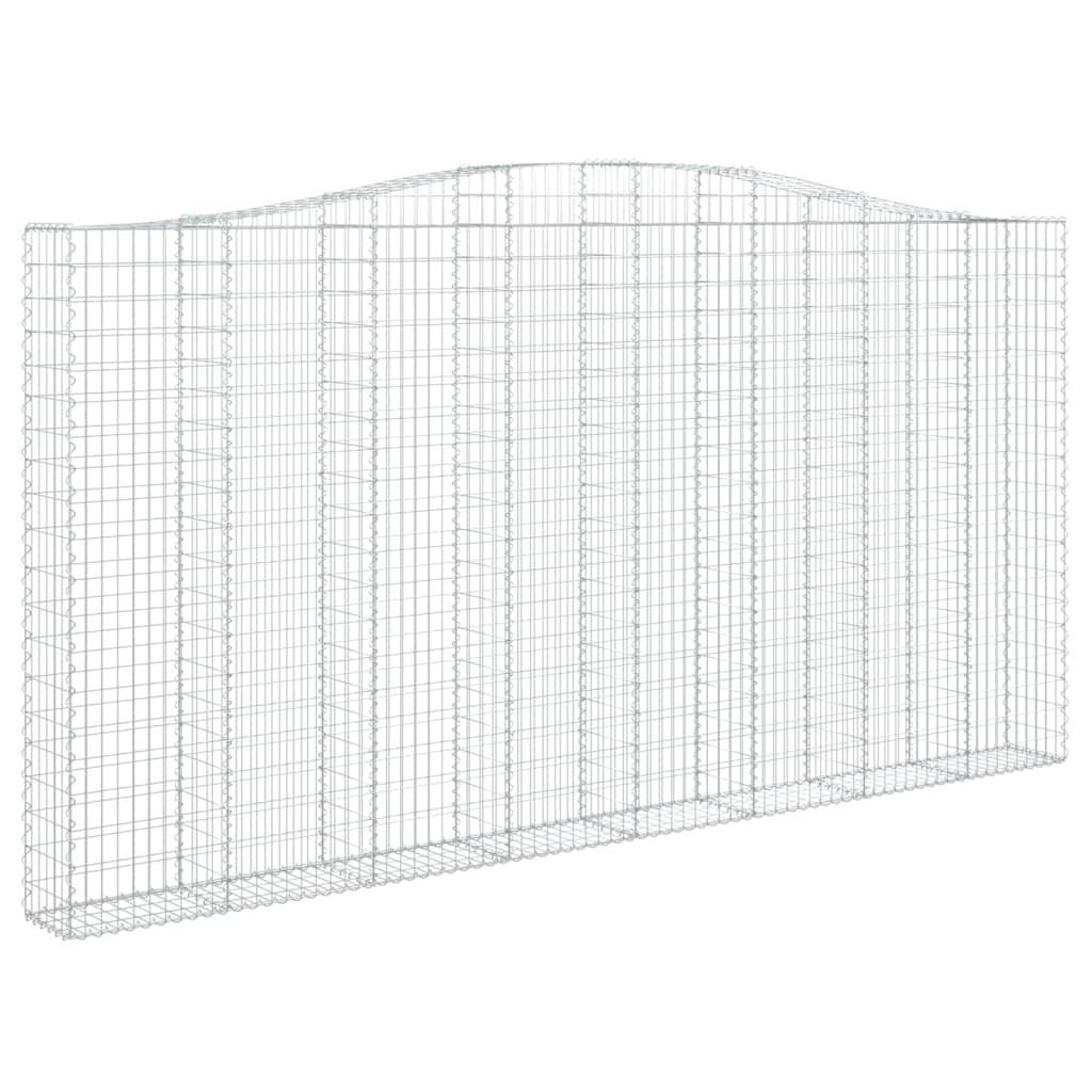Schanskorven 10 st gewelfd 400x30x200/220 cm ijzer