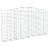 Schanskorven 10 st gewelfd 400x30x200/220 cm ijzer