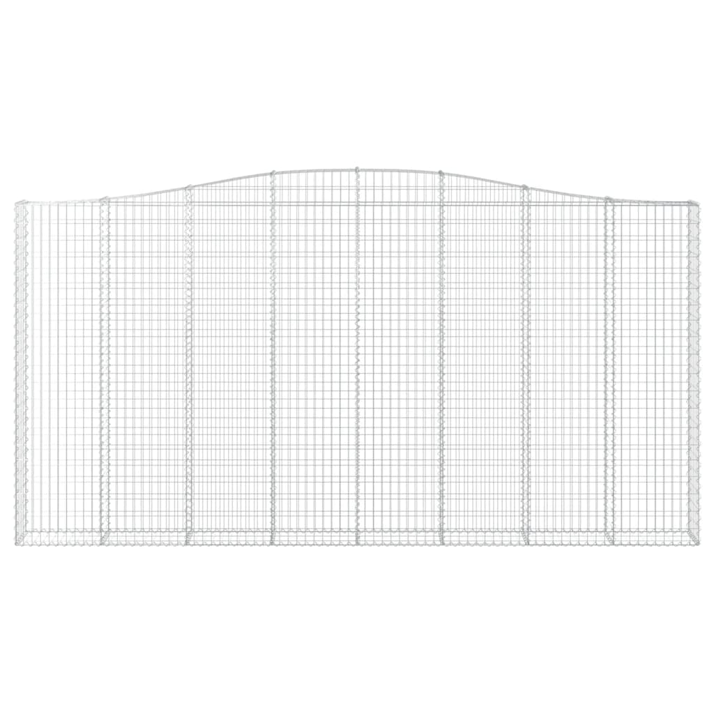 Schanskorven 10 st gewelfd 400x30x200/220 cm ijzer