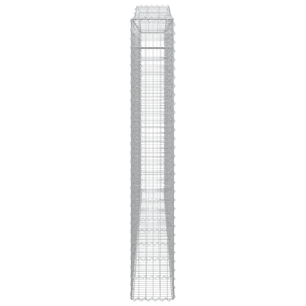 Schanskorven 10 st gewelfd 400x30x200/220 cm ijzer